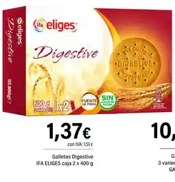 Cash Ifa IFA ELIGES Galletas Digestive oferta