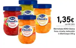Cash Ifa HERO Mermelada Clásica fresa, ciruela, melocotón o albaricoque oferta