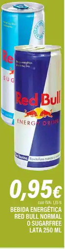 Cash Ifa Bebida energética red bull normal 2x o sugarfree oferta