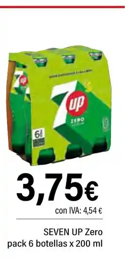 Cash Ifa SEVEN UP Zero pack 6 botellas oferta