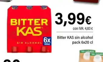 Cash Ifa KAS Bittes sin alcohol oferta