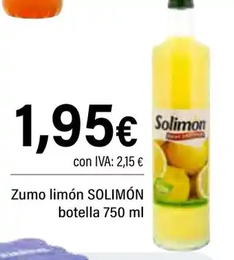 Cash Ifa SOLIMÓN Zumo limón oferta