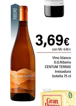 Cash Ifa CENTUM TERRAE Vino blanco D.O.Ribeiro oferta