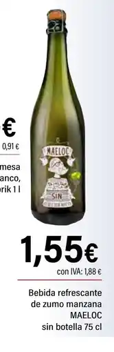 Cash Ifa MAELOC Bebida refrescante de zumo manzana oferta
