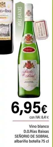 Cash Ifa SEÑORIO DE SOBRAL Vino blanco D.O.Rías Baixas oferta