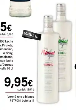 Cash Ifa PETRONI Vermú rojo o blanco oferta