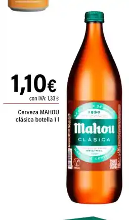 Cash Ifa MAHOU Cerveza clásica botella oferta