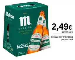 Cash Ifa MAHOU Cerveza clásica oferta