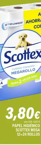 Cash Ifa Papel higiénico scottex mega oferta