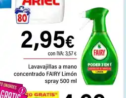 Cash Ifa FAIRY Lavavajillas a mano concentrado Limón oferta