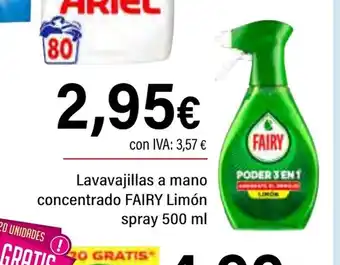 Cash Ifa FAIRY Lavavajillas a mano concentrado Limón oferta