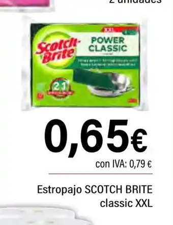 Cash Ifa SCOTCH BRITE Estropajo classic XXL oferta