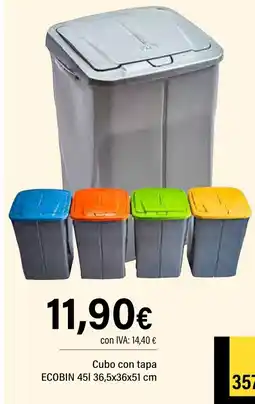 Cash Ifa Cubo con tapa oferta