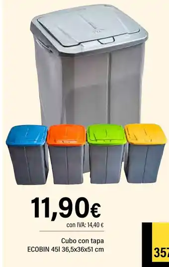 Cash Ifa Cubo con tapa oferta