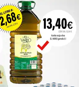 Cash Ifa EL VAREO Aceite orujo oliva oferta