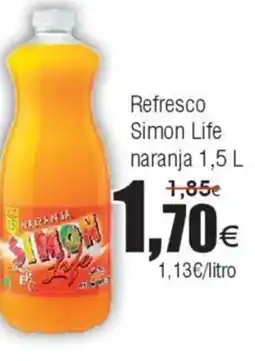 FROIZ Refresco Simon Life naranja oferta