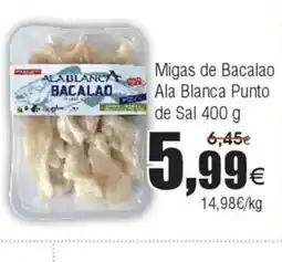 FROIZ Migas de Bacalao Ala Blanca Punto de Sal oferta