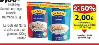 FROIZ LA GULA DEl NORTE al ajillo con o sin gambas oferta