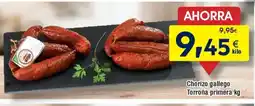 FROIZ Chorizo gallego Torrona primera oferta