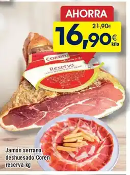 FROIZ Jamón serrano deshuesado Coren reserva oferta