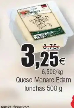 FROIZ Queso Monarc Edam lonchas oferta