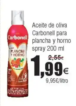 FROIZ Aceite de oliva Carbonell para plancha y horno spray oferta