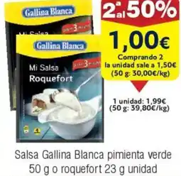FROIZ Salsa Gallina Blanca pimienta verde oferta