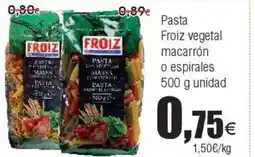 FROIZ Froiz vegetal macarrón o espirales oferta