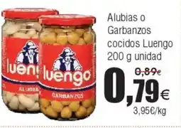FROIZ LUENGO Alubias o Garbanzos cocidos oferta