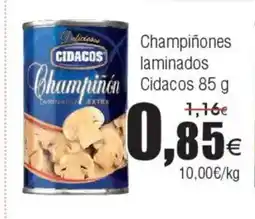 FROIZ CIDACOS Champiñones laminados oferta