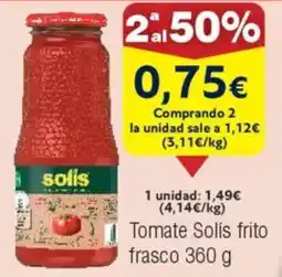 FROIZ Tomate Solís frito frasco oferta