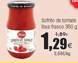 FROIZ Sofrito de tomate Ibsa frasco oferta