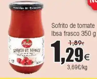 FROIZ Sofrito de tomate Ibsa frasco oferta
