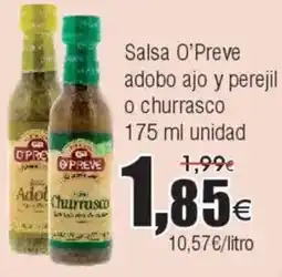 FROIZ Salsa O'Preve adobo ajo y perejil o churrasco oferta