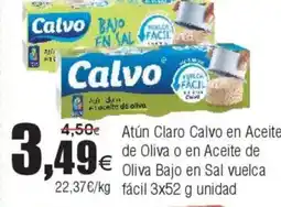 FROIZ Atún Claro Calvo en Aceite de Oliva o en Aceite de Oliva Bajo en Sal vuelca oferta