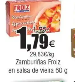 FROIZ Zamburiñas Froiz en salsa de vieira oferta