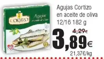 FROIZ Agujas Cortizo en aceite de oliva 12/16 oferta
