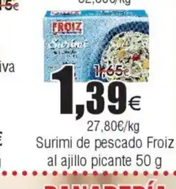 FROIZ Surimi de pescado Froiz al ajillo picante oferta