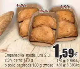 FROIZ Empanadilla media luna 2 u atún, carne oferta