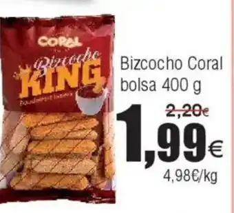 FROIZ Bizcocho Coral bolsa oferta