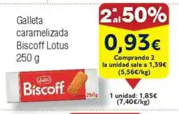 FROIZ BISCOFF LOTUS Galleta caramelizada oferta