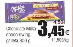 FROIZ Chocolate Milka choco swing galleta oferta