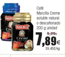 FROIZ Café Marcilla Creme soluble natural o descafeinado oferta