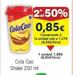 FROIZ COLA CAO Shake oferta