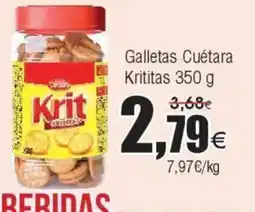 FROIZ Galletas Cuétara Krititas oferta
