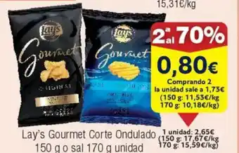 FROIZ LAY'S Gourmet Corte Ondulado oferta