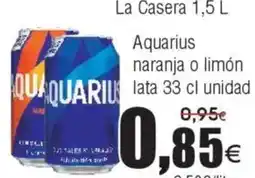 FROIZ AQUARIUS naranja o limón oferta