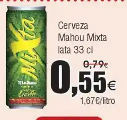 FROIZ Cerveza Mahou Mixta lata oferta