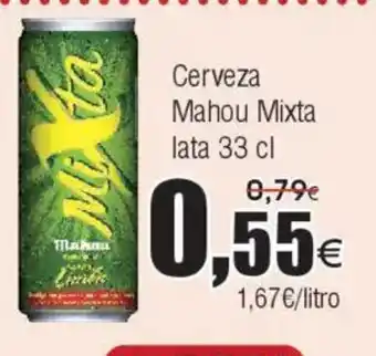FROIZ Cerveza Mahou Mixta lata oferta