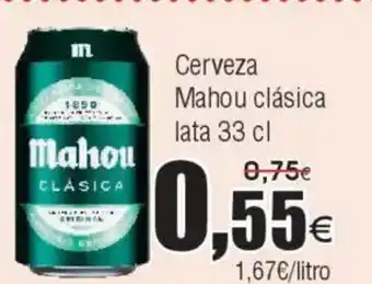 FROIZ Cerveza Mahou clásica lata oferta